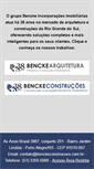 Mobile Screenshot of benckeconstrucoes.com.br